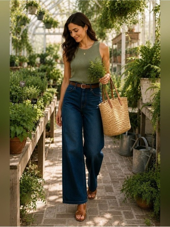 DL1961 Denim - DL1961 Jeans Quiet Luxury Old Money Elevated Casual Wide Leg